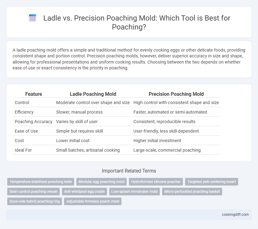 Ladle vs. Precision Poaching Mold: Which Tool is Best for Poaching?