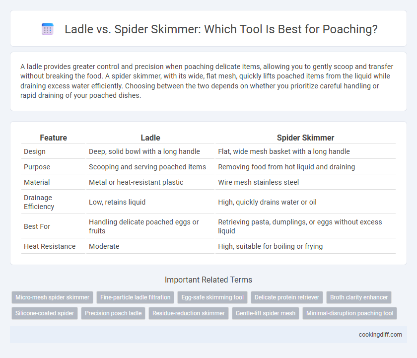 Ladle vs. Spider Skimmer: Which Tool Is Best for Poaching?