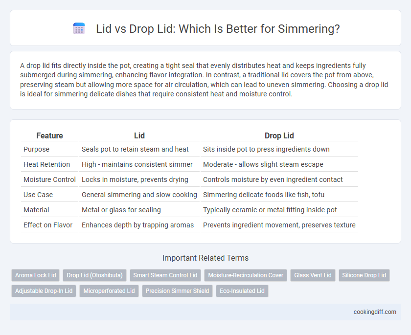 Lid vs Drop Lid: Which Is Better for Simmering?