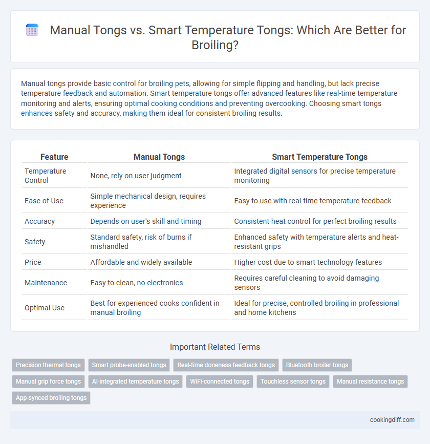 Manual Tongs vs. Smart Temperature Tongs: Which Are Better for Broiling?