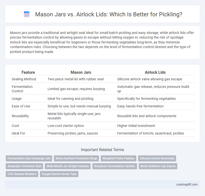 Mason Jars vs. Airlock Lids: Which Is Better for Pickling?
