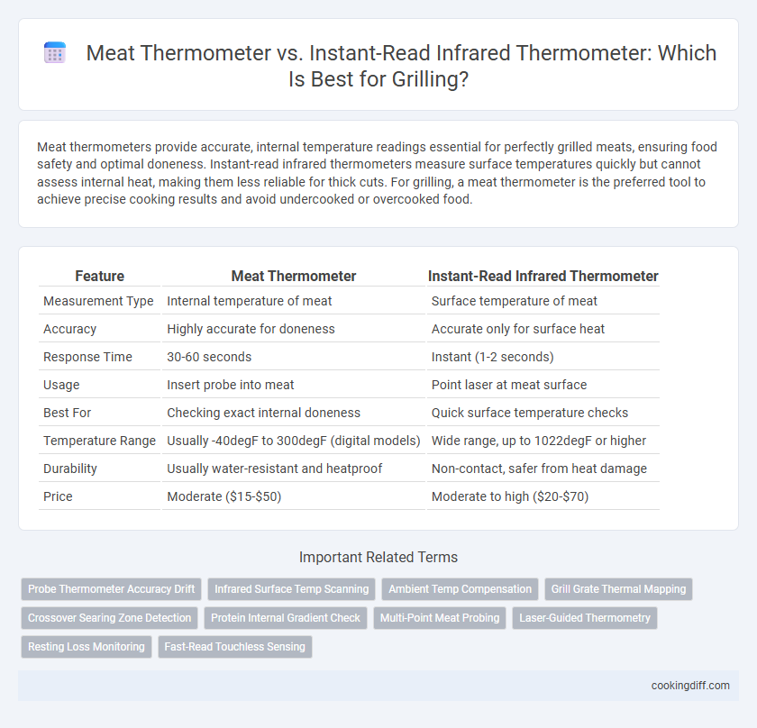Meat Thermometer vs. Instant-Read Infrared Thermometer: Which Is Best for Grilling?