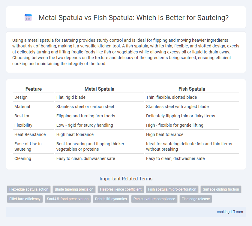 Metal Spatula vs Fish Spatula: Which Is Better for Sauteing?