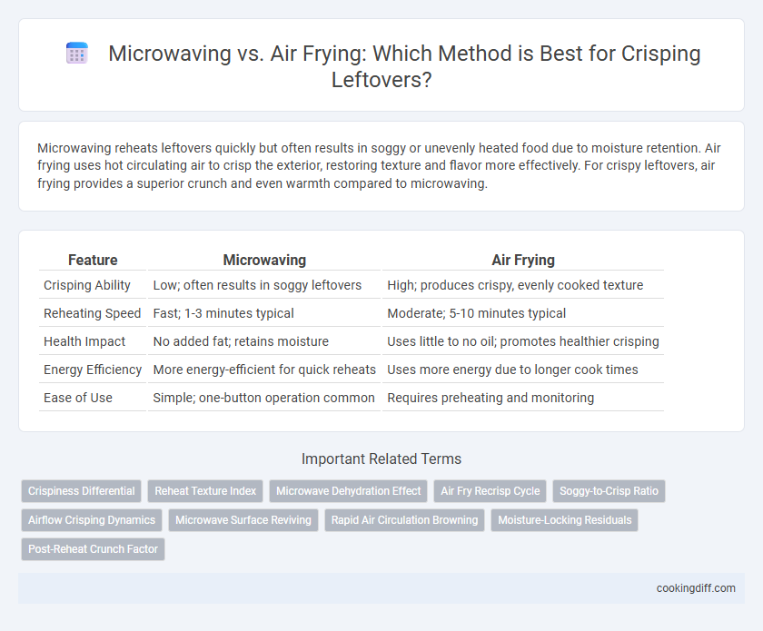 Microwaving vs. Air Frying: Which Method is Best for Crisping Leftovers?