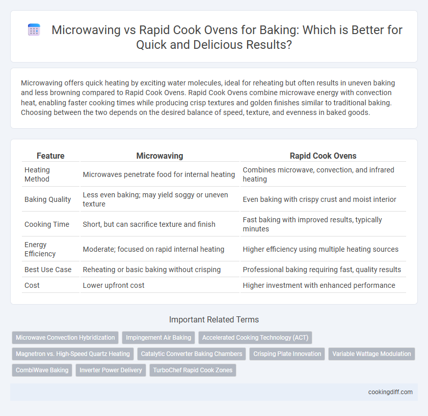 Microwaving vs Rapid Cook Ovens for Baking: Which is Better for Quick and Delicious Results?