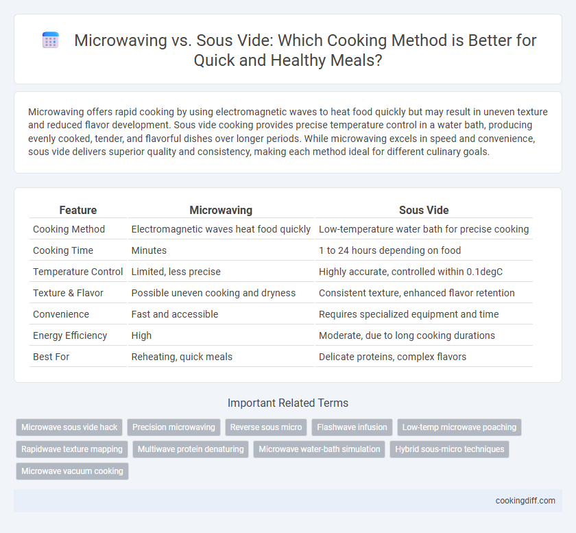 Microwaving vs. Sous Vide: Which Cooking Method is Better for Quick and Healthy Meals?
