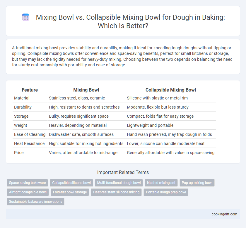 Mixing Bowl vs. Collapsible Mixing Bowl for Dough in Baking: Which Is Better?