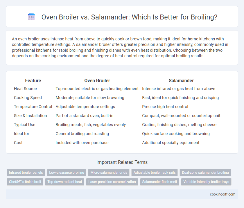 Oven Broiler vs. Salamander: Which Is Better for Broiling?