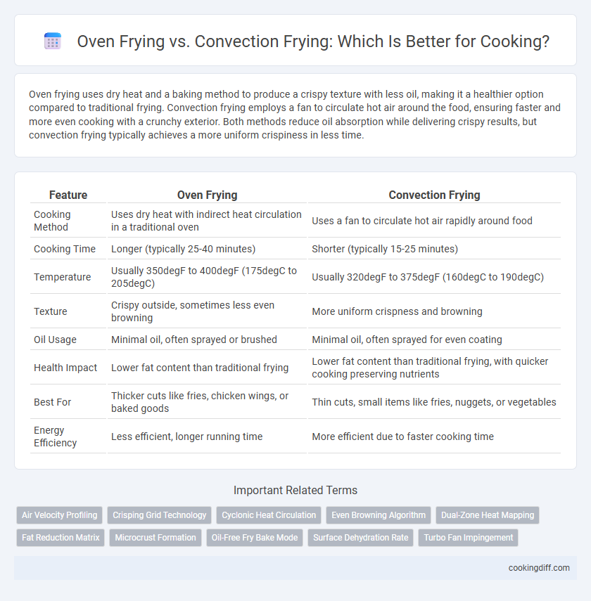Oven Frying vs. Convection Frying: Which Is Better for Cooking?