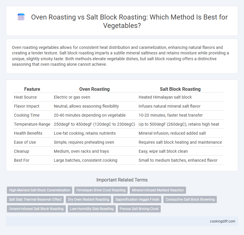 Oven Roasting vs Salt Block Roasting: Which Method Is Best for Vegetables?