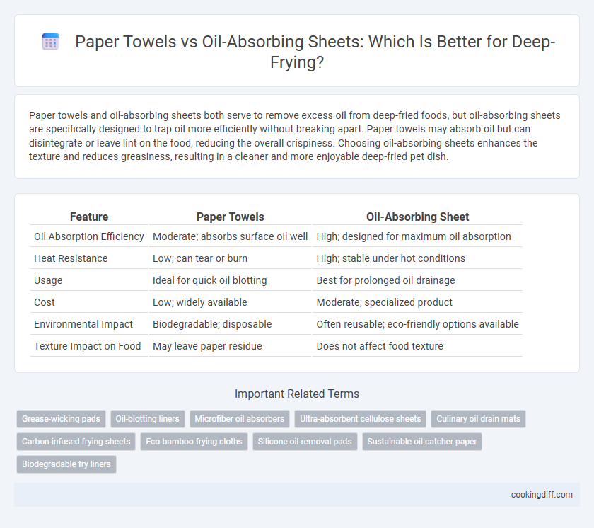Paper Towels vs Oil-Absorbing Sheets: Which Is Better for Deep-Frying?