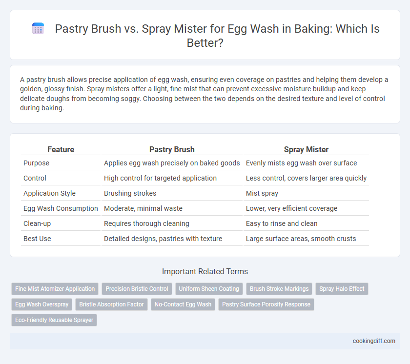Pastry Brush vs. Spray Mister for Egg Wash in Baking: Which Is Better?