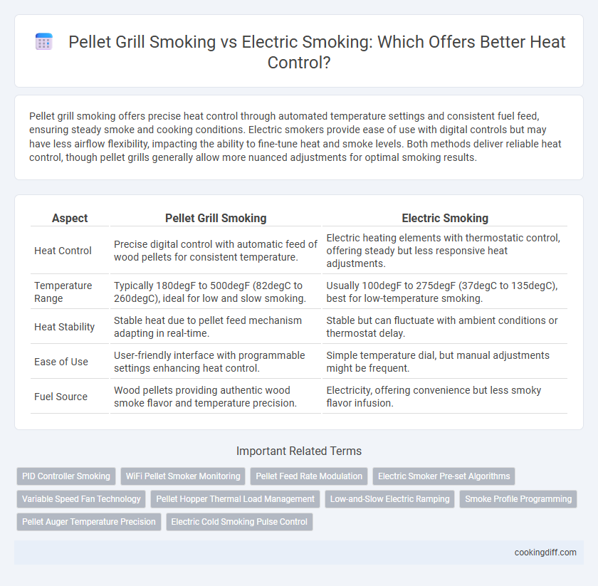 Pellet Grill Smoking vs Electric Smoking: Which Offers Better Heat Control?