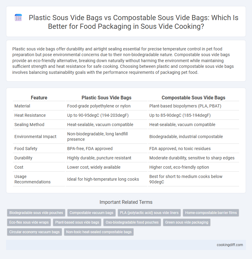 Plastic Sous Vide Bags vs Compostable Sous Vide Bags: Which Is Better for Food Packaging in Sous Vide Cooking?