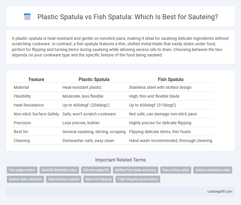Plastic Spatula vs Fish Spatula: Which Is Best for Sauteing?