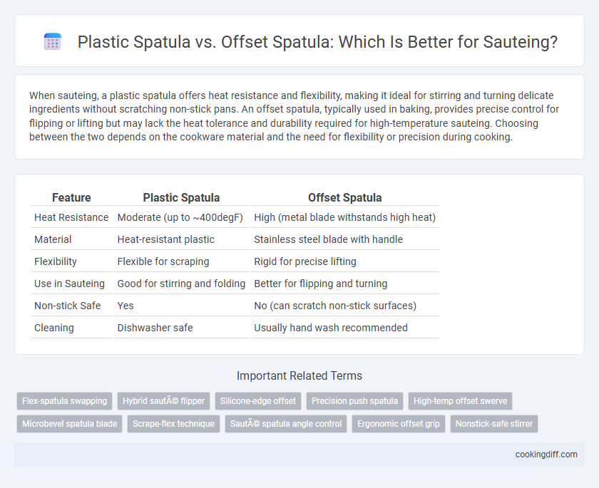 Plastic Spatula vs. Offset Spatula: Which Is Better for Sauteing?