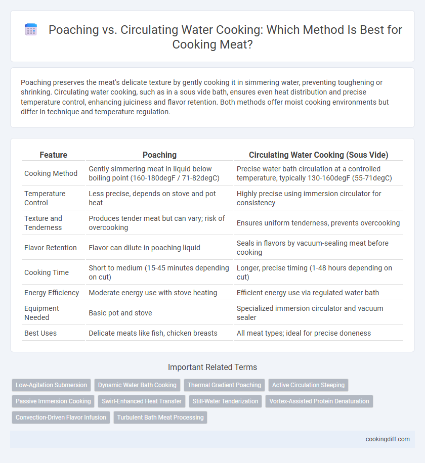 Poaching vs. Circulating Water Cooking: Which Method Is Best for Cooking Meat?