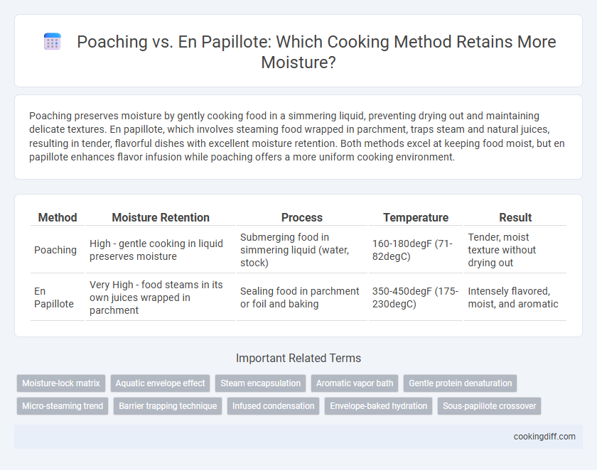Poaching vs. En Papillote: Which Cooking Method Retains More Moisture?