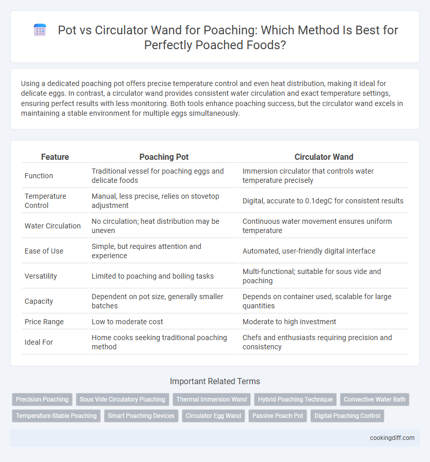 Pot vs Circulator Wand for Poaching: Which Method Is Best for Perfectly Poached Foods?