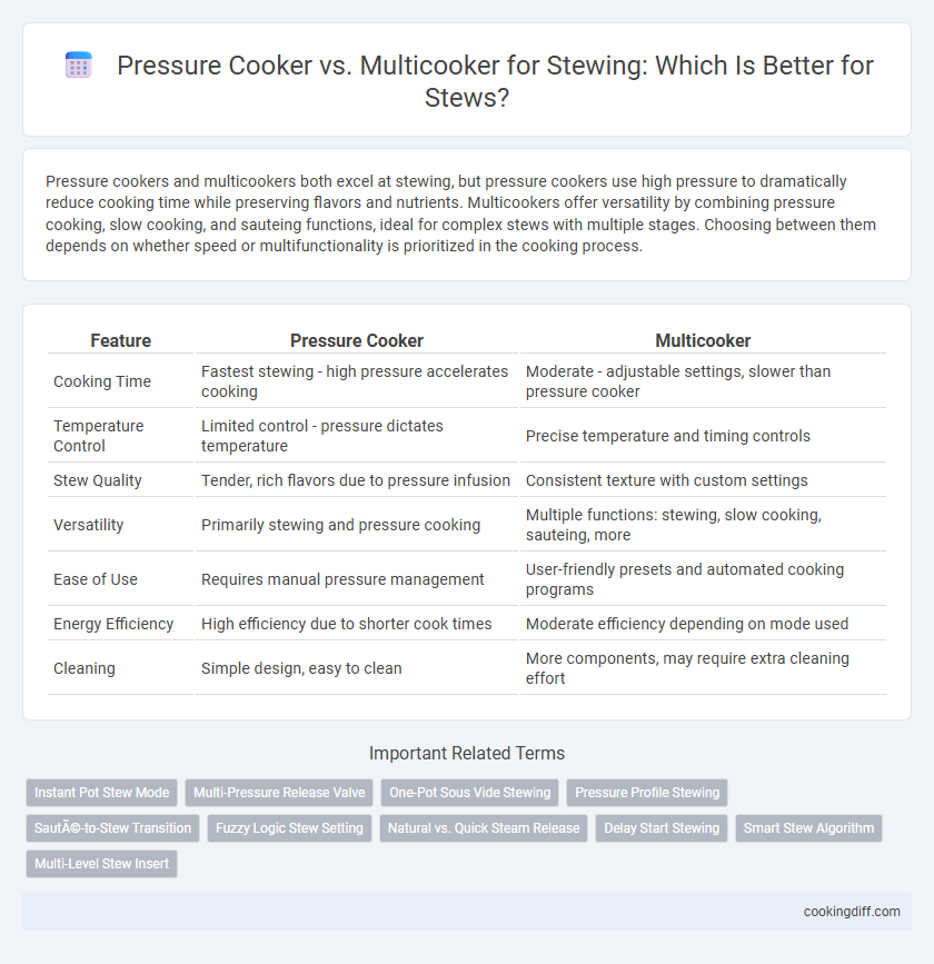 Pressure Cooker vs. Multicooker for Stewing: Which Is Better for Stews?