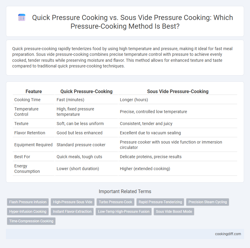 Quick Pressure Cooking vs. Sous Vide Pressure Cooking: Which Pressure-Cooking Method Is Best?