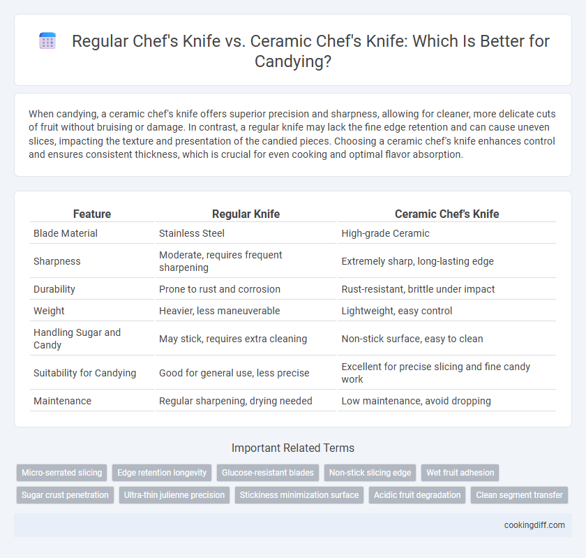 Regular Chef's Knife vs. Ceramic Chef's Knife: Which Is Better for Candying?