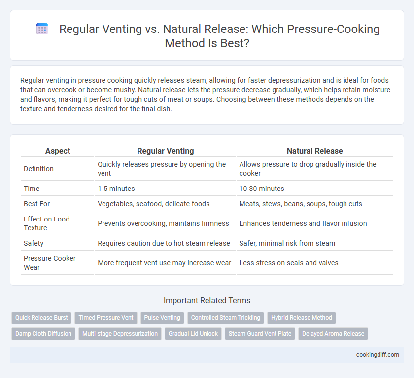 Regular Venting vs. Natural Release: Which Pressure-Cooking Method Is Best?