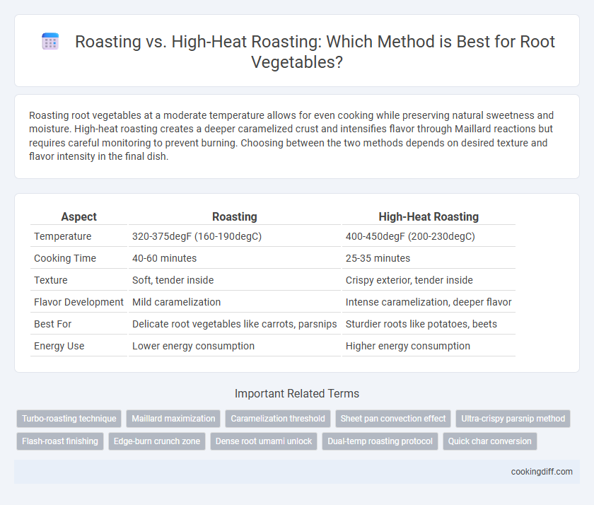 Roasting vs. High-Heat Roasting: Which Method is Best for Root Vegetables?