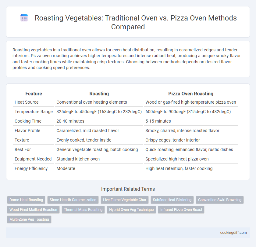 Roasting Vegetables: Traditional Oven vs. Pizza Oven Methods Compared