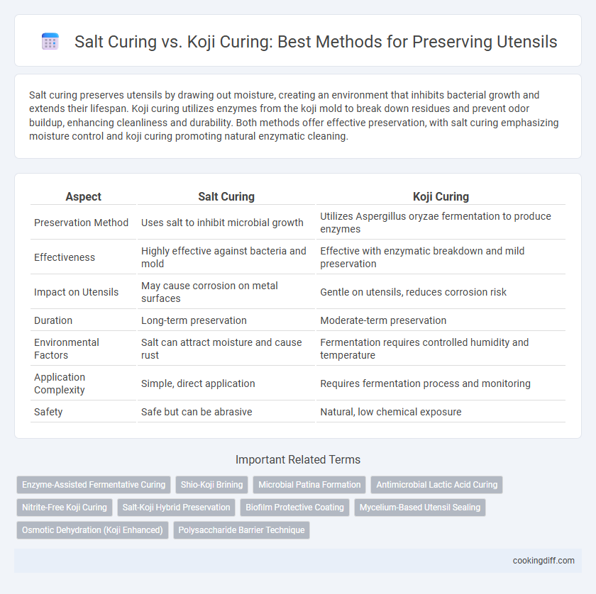 Salt Curing vs. Koji Curing: Best Methods for Preserving Utensils