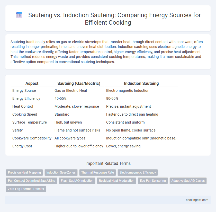 Sauteing vs. Induction Sauteing: Comparing Energy Sources for Efficient Cooking