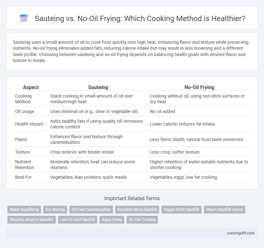 Sauteing vs. No-Oil Frying: Which Cooking Method is Healthier?