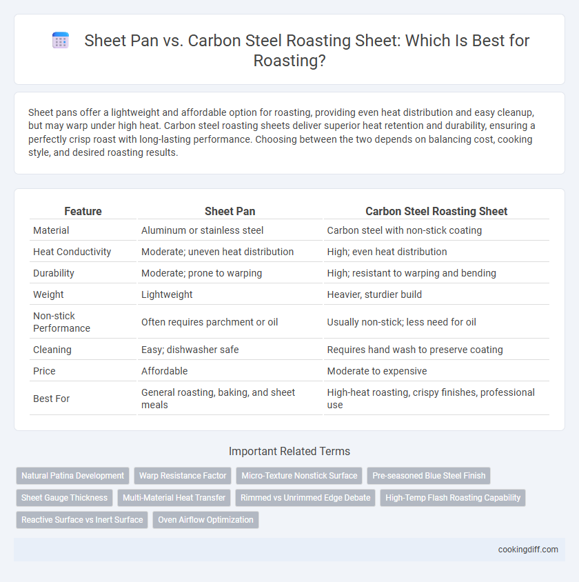Sheet Pan vs. Carbon Steel Roasting Sheet: Which Is Best for Roasting?