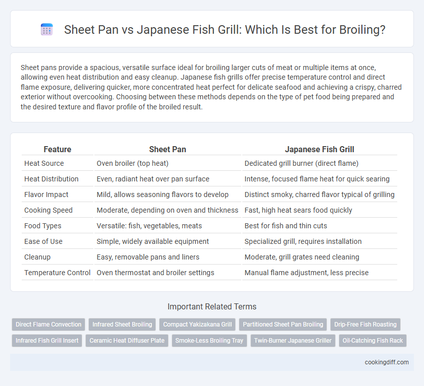 Sheet Pan vs Japanese Fish Grill: Which Is Best for Broiling?