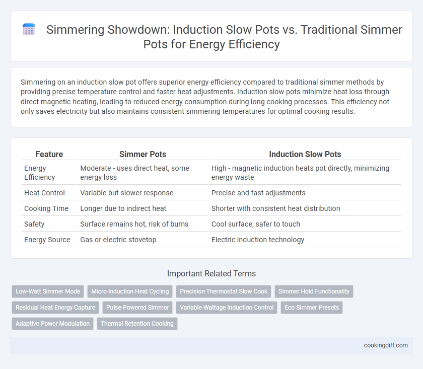 Simmering Showdown: Induction Slow Pots vs. Traditional Simmer Pots for Energy Efficiency