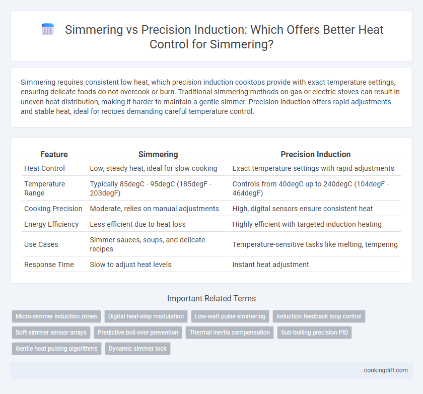 Simmering vs Precision Induction: Which Offers Better Heat Control for Simmering?