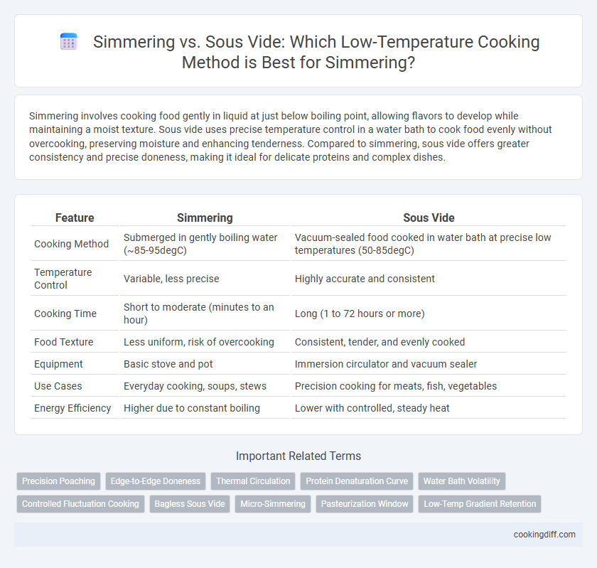Simmering vs. Sous Vide: Which Low-Temperature Cooking Method is Best for Simmering?