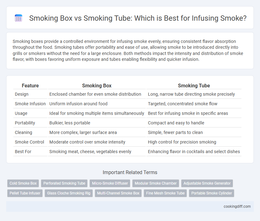 Smoking Box vs Smoking Tube: Which is Best for Infusing Smoke?