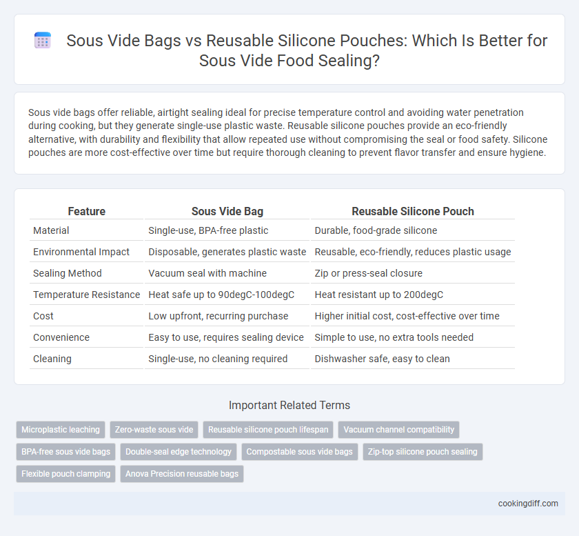 Sous Vide Bags vs Reusable Silicone Pouches: Which Is Better for Sous Vide Food Sealing?