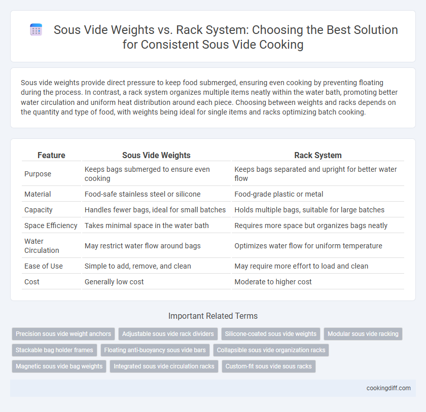 Sous Vide Weights vs. Rack System: Choosing the Best Solution for Consistent Sous Vide Cooking