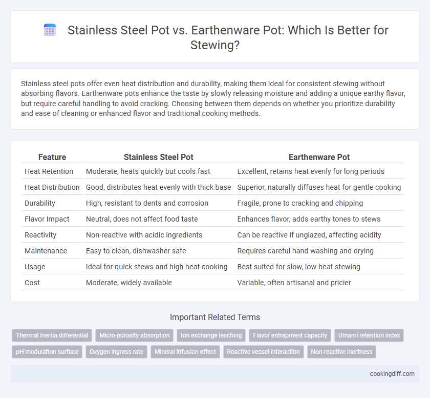 Stainless Steel Pot vs. Earthenware Pot: Which Is Better for Stewing?