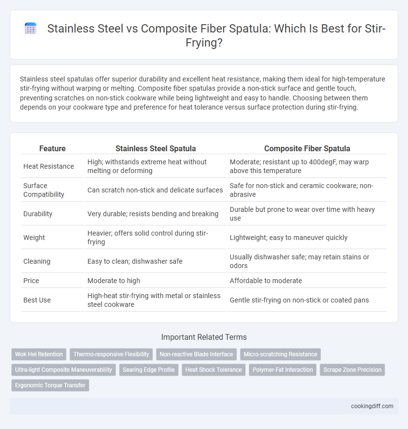 Stainless Steel vs Composite Fiber Spatula: Which Is Best for Stir-Frying?