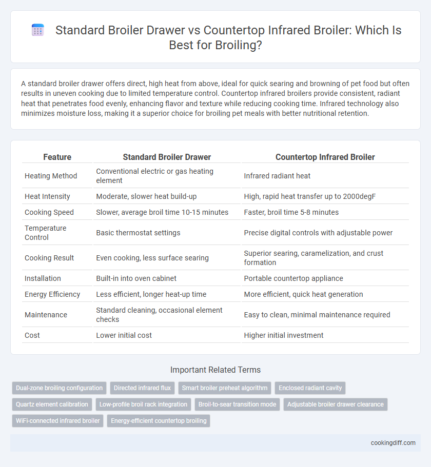Standard Broiler Drawer vs Countertop Infrared Broiler: Which Is Best for Broiling?