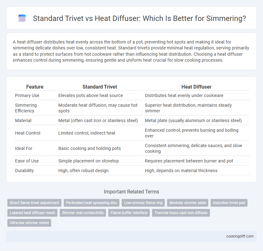 Standard Trivet vs Heat Diffuser: Which Is Better for Simmering?
