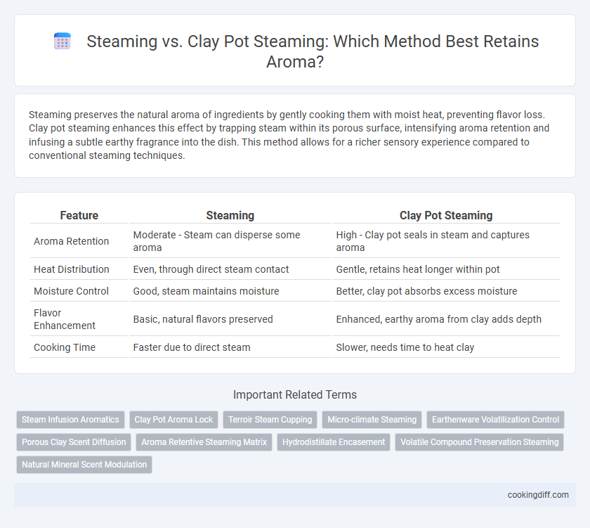 Steaming vs. Clay Pot Steaming: Which Method Best Retains Aroma?
