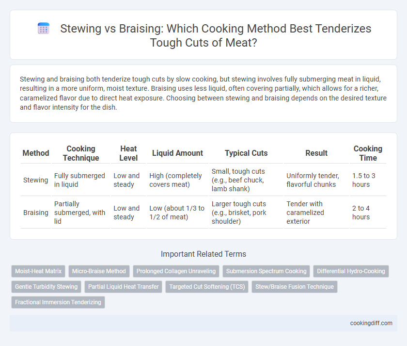 Stewing vs Braising: Which Cooking Method Best Tenderizes Tough Cuts of Meat?