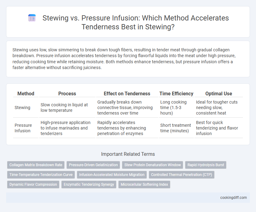 Stewing vs. Pressure Infusion: Which Method Accelerates Tenderness Best in Stewing?