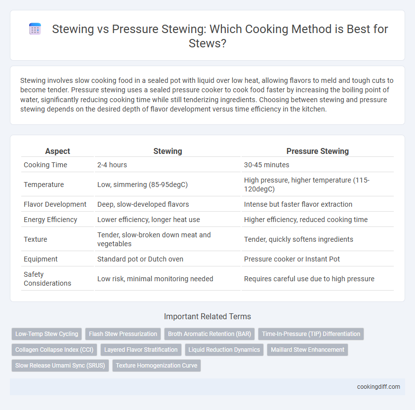 Stewing vs Pressure Stewing: Which Cooking Method is Best for Stews?