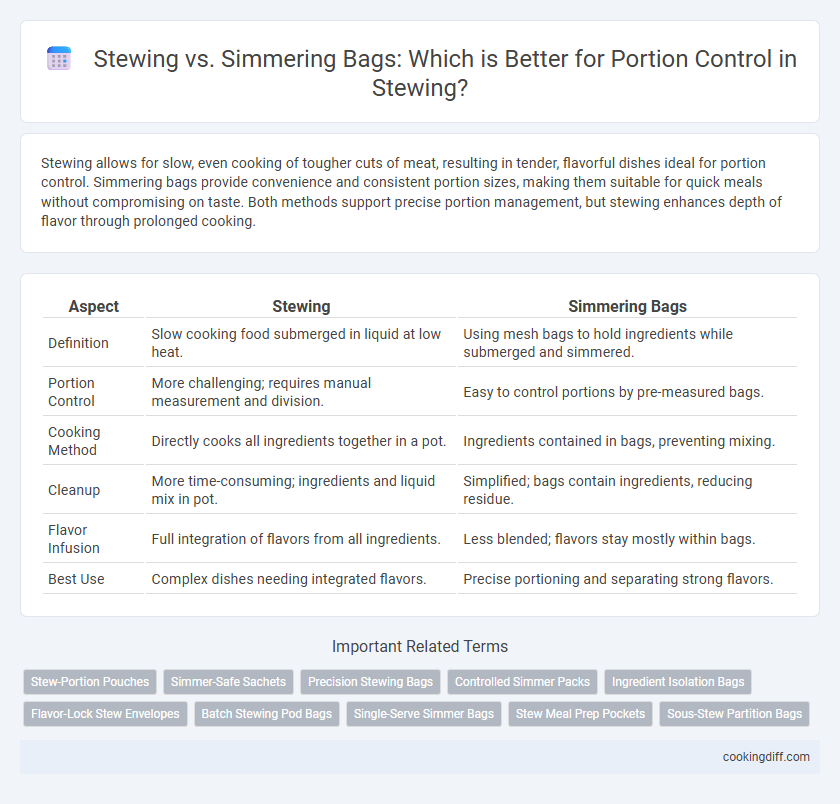 Stewing vs. Simmering Bags: Which is Better for Portion Control in Stewing?