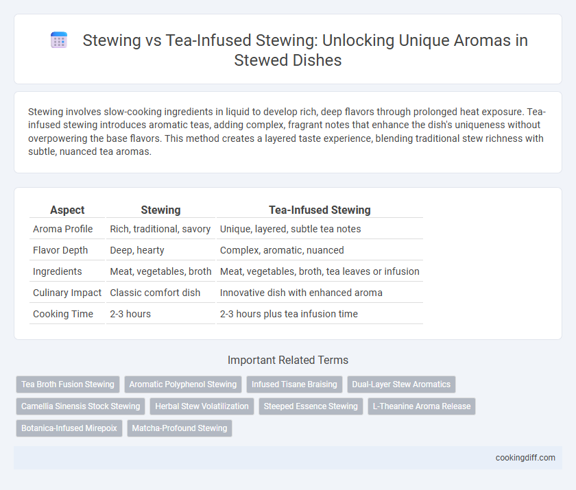 Stewing vs Tea-Infused Stewing: Unlocking Unique Aromas in Stewed Dishes
